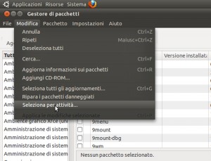 Come attivare la voce “Seleziona per Attività” per installare LAMP su Ubuntu