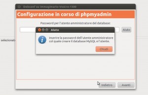 Installare PhpMyAdmin con Gestione dei pacchetti di Ubuntu