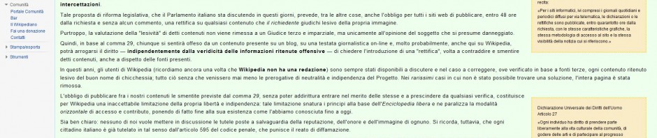 Legge Bavaglio - DDL intercettazioni - censura politica e culturale